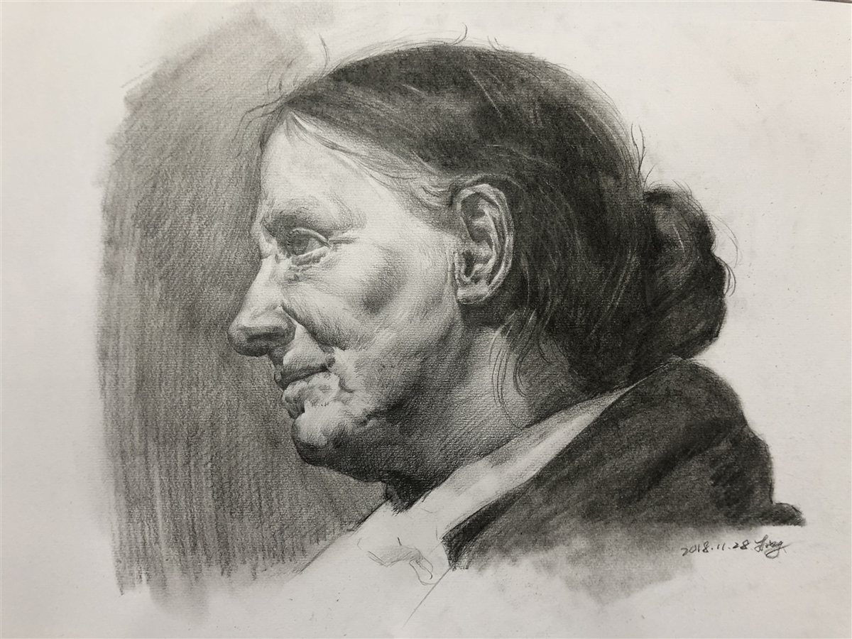 Charcoal sketch