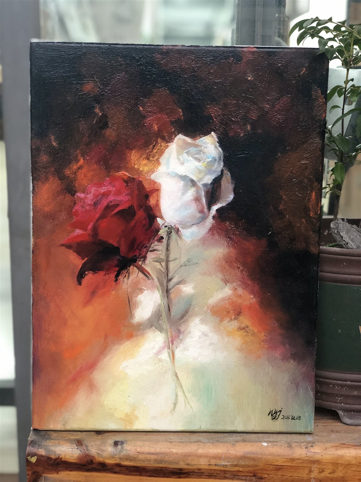 Oil painting study