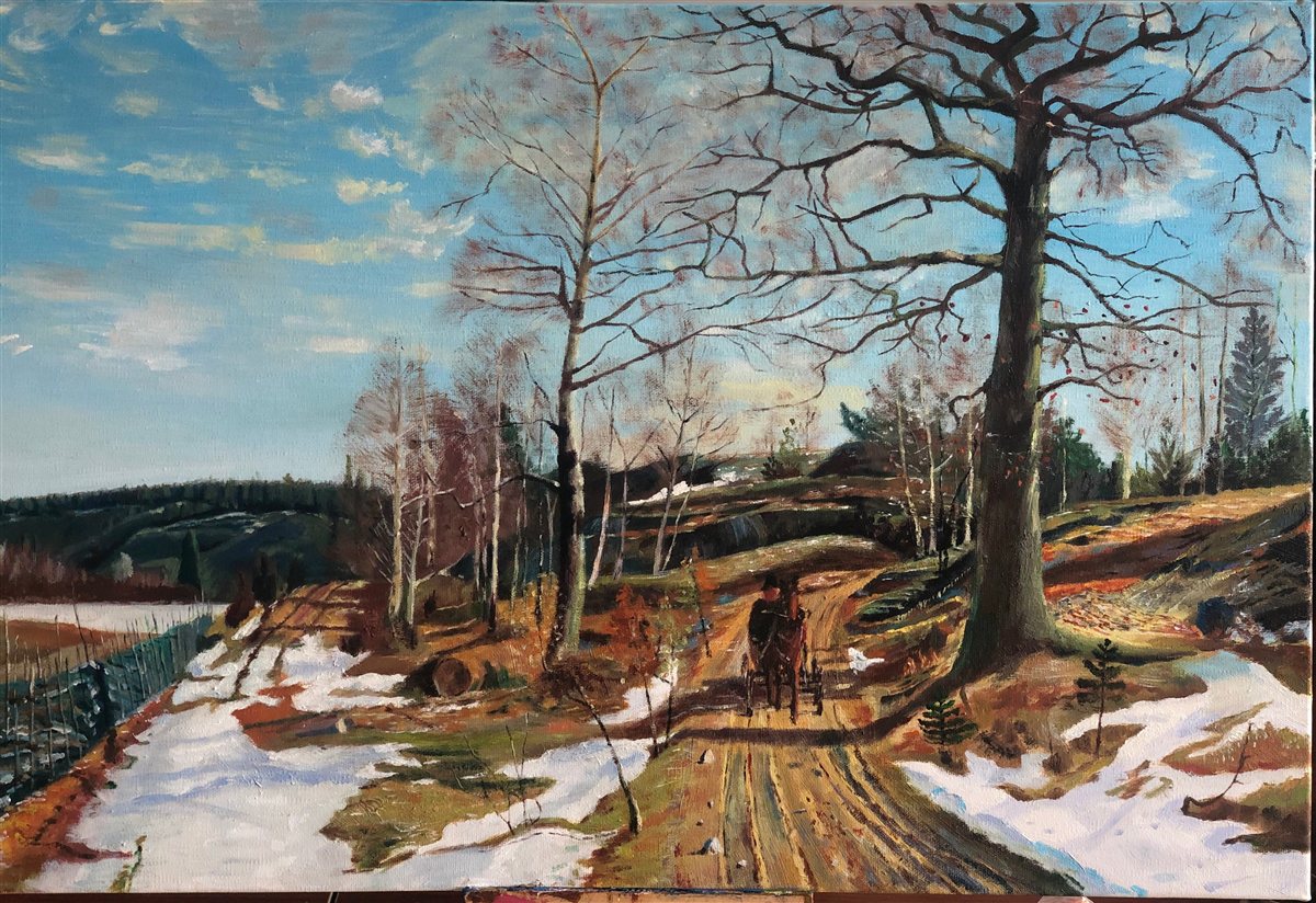 Oil painting study