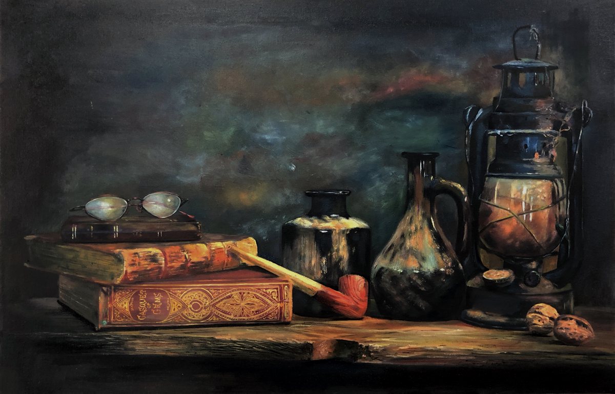 Oil painting study